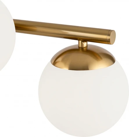 Потолочная люстра на штанге Zing FR5199PL-08BS Freya (220V, шарики)