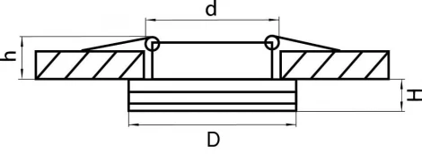 Встраиваемый точечный светильник Lightstar Maturo 070262