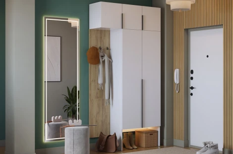 Вешалка 3 Бодрум Mebelson (ЛДСП/Дуб крафт золотой) арт.176764,2553