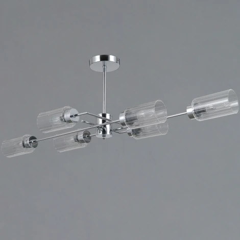 Потолочная люстра на штанге ILLUMICO IL0734-6ASQ-25 CR NAPLES (220V)