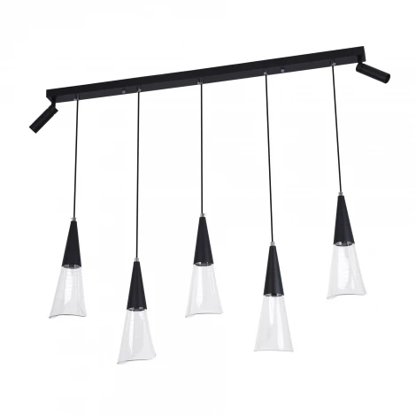 Подвесной светильник светодиодный с регулировкой цветовой температуры LED4U LED4U L7105-7 BK