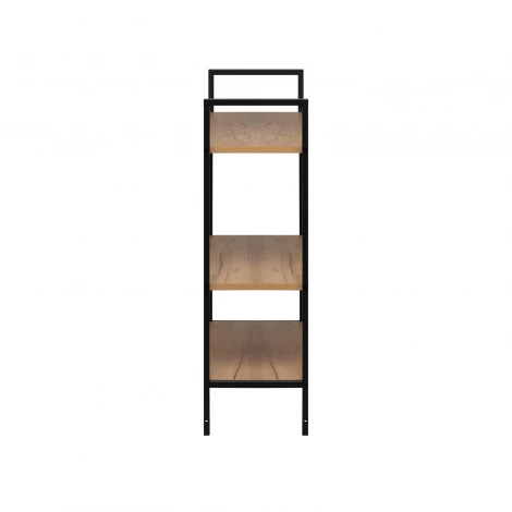 Стеллаж Leset Стилвуд 23 широкий, 3 полки 4687207095662 Металл, Черный