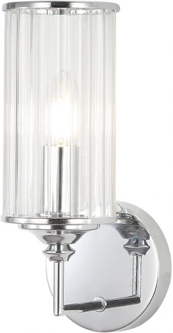 Бра Crystal Lux GLORIA AP1 CHROME (220V, круглые)