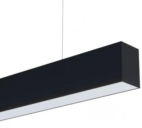 Подвесной линейный светильник LED SP-LINE-HANG-6085-L995-38W Day4000 (RAL9005, 120 deg, 230V) IP33 (Arlight, Металл) 051973 (на тросе)