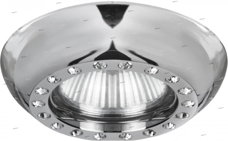 Встраиваемый точечный светильник Donolux N1593 N1593-Chrom (220V, круглые)