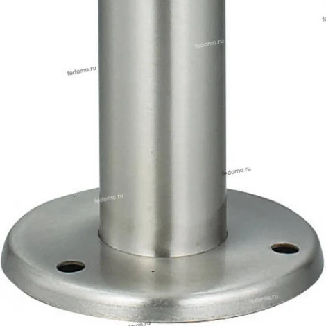 Столб уличный Horoz Akasya, 1 плафон, никель с прозрачным