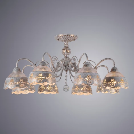 Потолочная люстра Arte Lamp Sicilia A9106PL-8WG