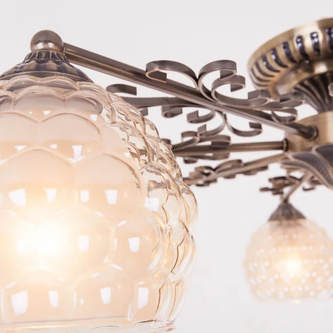 Потолочная люстра IDLamp Bella 285/8PF-Oldbronze