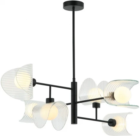 Потолочная люстра на штанге Omnilux Cennina OML-52407-06 (220V, шарики)