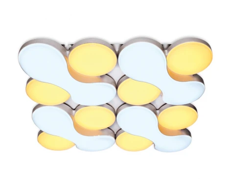 Потолочная люстра Ambrella Orbital Granule FG1066/4 WH 208W D720*720