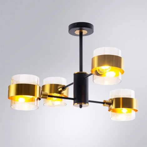 Потолочная люстра Arte Lamp Carlo A8205SP-4BK (220V)