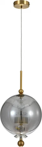 Подвесной светильник (11055/1P Smoke) Indigo Illusione V000187L (LED, 220V, на проводе, шар)