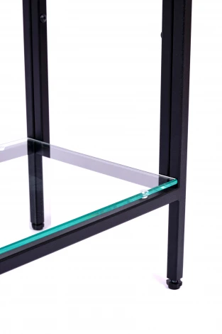 Консольный стол AllConsoles 1082-CB clear черный муар