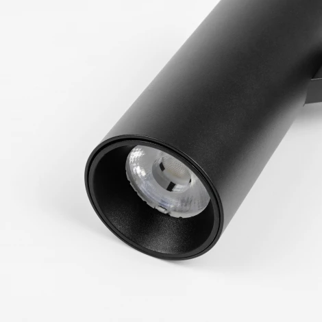 Трековый светильник низковольтный светодиодный 48V 15W черный 4000K Lightstar Due Hermes 210247