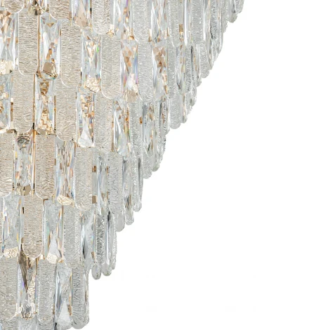 Подвесная люстра Indigo AMBRA V000395 (220V, хрусталь, на цепи)