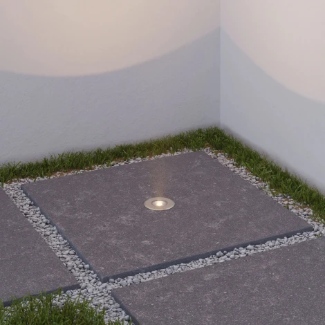 Встраиваемый светильник уличный ART-GROUND-SLIM-R130-9W Warm3000 (SL, 30 deg, 24V) (Arlight, IP67 Металл) 038165 (LED)