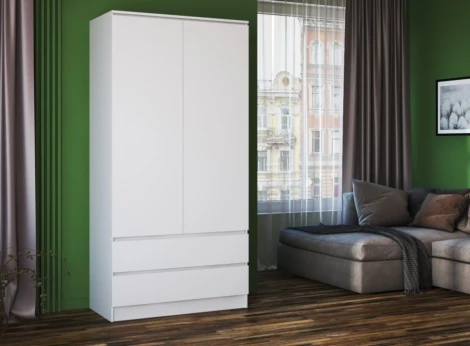 Шкаф Woodville Косео белый 506990