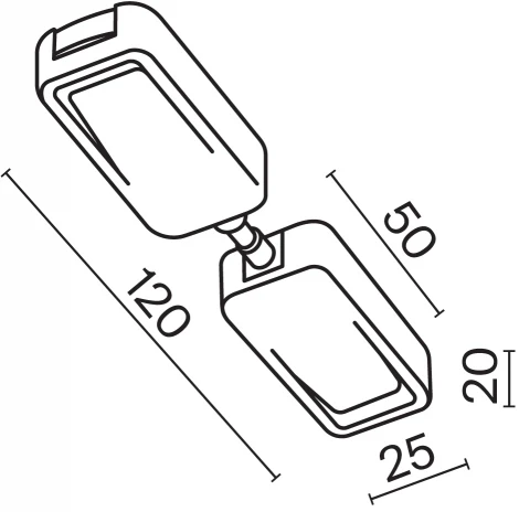 Коннектор питания прямой Radity встраиваемый черный (магнитный) Maytoni Technical TRA084C-B-12