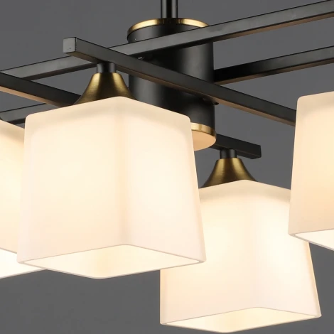 Потолочная люстра на штанге Reluce 06668-0.3-08 BK+COP (220V)
