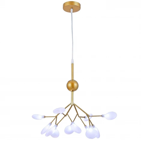 Подвесная люстра Natali Kovaltseva Grace 75124/8С GOLD SATIN