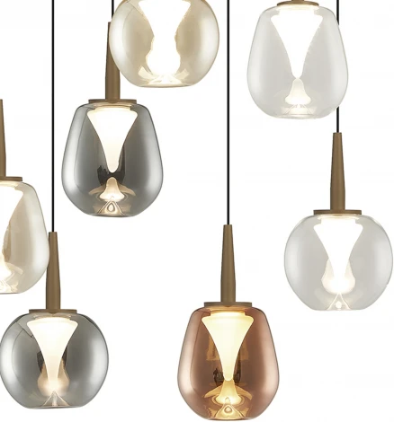 Подвесной светодиодный светильник каскадный Mantra Andromeda 8934+8PL