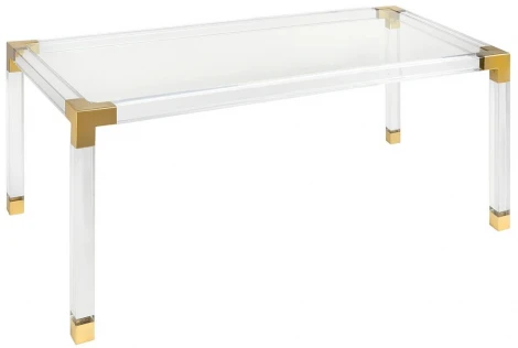 Стол обеденный IST-CASA Роялти MH-1780DT, 180х90х75 см, прозрачный