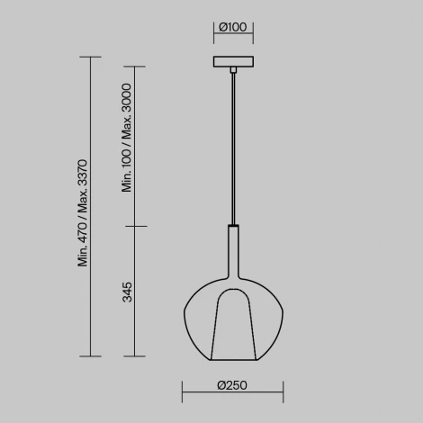Подвесной светильник Maytoni Duality MOD271PL-01W3 (220V, на проводе, круглые)