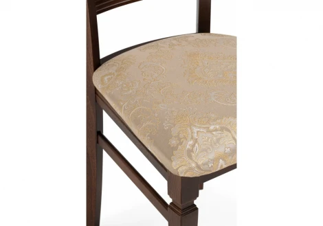 Стул деревянный Ларс вивальди нуга / орех темный 639333