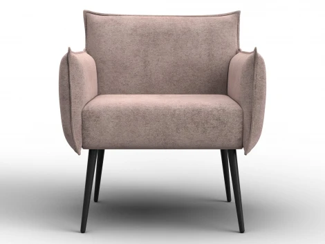 Кресло Лига-083 (Фанера/Металл/Велюр/Бежевый) Лига Диванов 132318