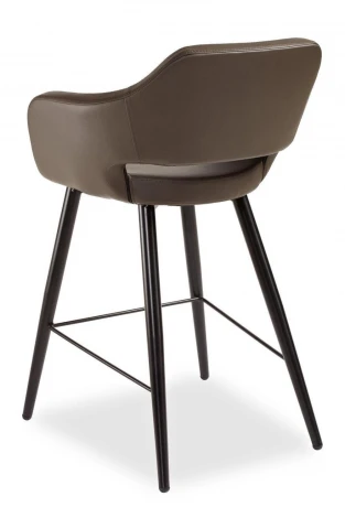 Барный стул Bordo S Pranzo Серо-коричневый RX TAUPE эко-кожа