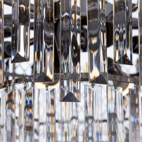 Подвесная люстра Arte Lamp Nicoletta A1051SP-10CC (220V, хрусталь, на тросе)