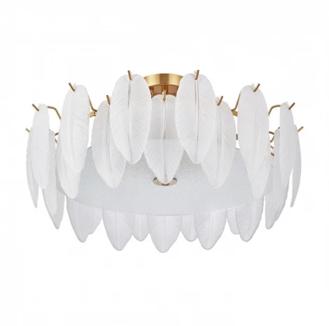 Потолочная люстра на штанге Arte Milano Rim 315009/D600 BS (220V, перо)