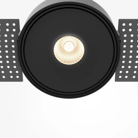 Встраиваемый светильник под гипсокартон Maytoni Move DL060-9W3-4-6K-TRS-B (LED, 220V, круглые)