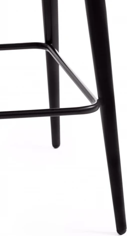 Стул полубарный CHILLY (mod. 7095пб ) / 1 шт. в упаковке (Ткань,Металл /Коралловый,Черный)