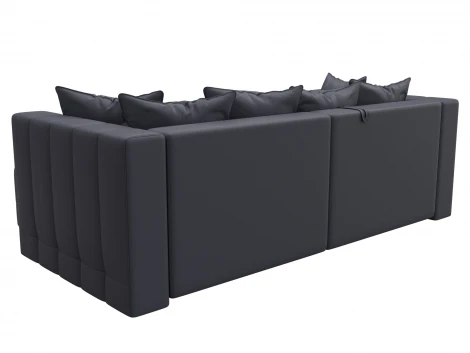 Диван угловой Лига-052 НПБ угол универсальный (ЛДСП,Брус,Фанера/Пластик/Экокожа/Серый) Лига Диванов 129913