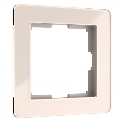 Рамка на 1 пост Acrylic (айвори) Werkel W0012743 (a060537)