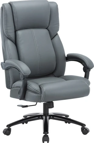 Компьютерное кресло CHAIRMAN CH415 (Металл,Пластик,Экокожа,Ткань/Серый)