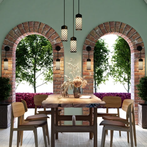 Уличный светильник подвесной Odeon Light Dunes 4834/1 (220V, на цепи, круглые, IP44)