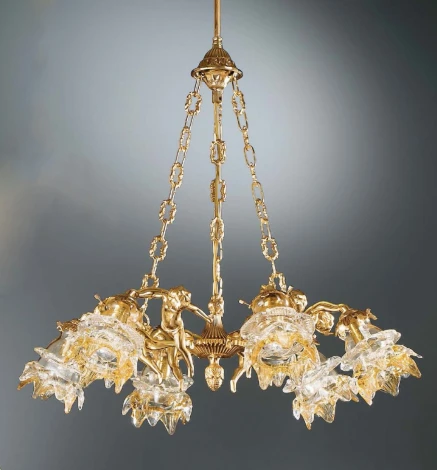 Подвесная люстра Nervilamp 2080 2080/6/AM (220V, на цепи)