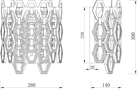 Настенный светильник Maytoni Tissage MOD490WL-02G
