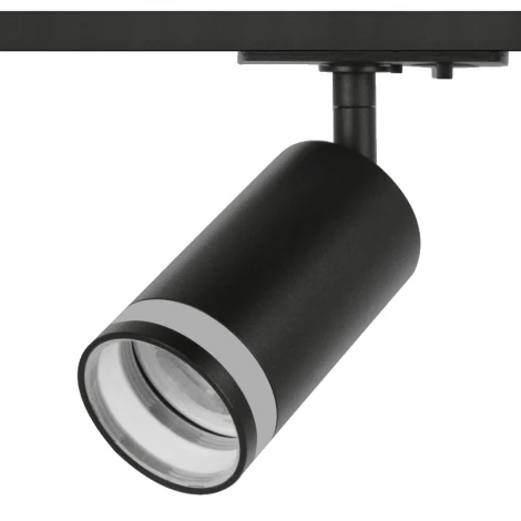 Трековый светильник однофазный Wolta WTL-GU10/04B под лампу GU10 черный MODERNO