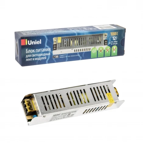 Блок питания 100Вт Uniel UET-VAS-100A20 12V IP20