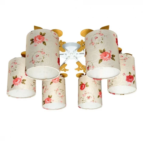 Потолочная люстра Максисвет 6651 1-6651-6-WA+WH E27