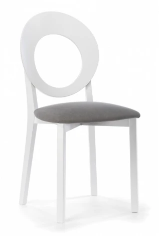 Обеденный стул Woodville Марти Максимал (Дерево, Ткань/Белый) арт.620129