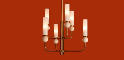 Потолочная люстра на штанге Freya Sunspot FR5482CL-06BS1