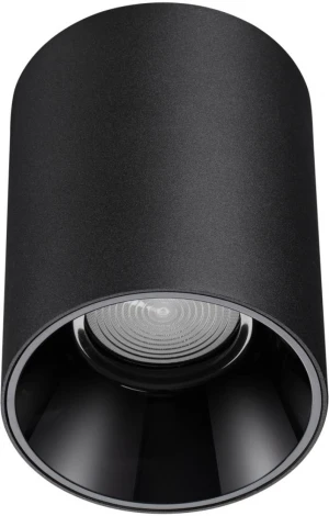 Светильник накладной влагозащищённый Novotech Recte 359423 черный IP54 LED 15W 220V 4000К (круглые)
