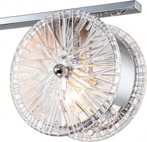 Потолочная люстра на штанге Escada Madeira 2105/3 3х40Вт Е14, металл/стекло, хром