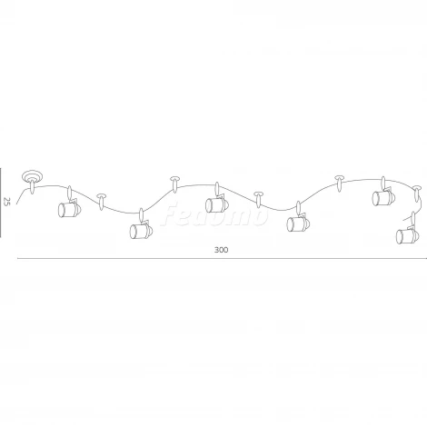 Трековая система в сборе Arte Lamp Rail Kits A3056PL-6WH