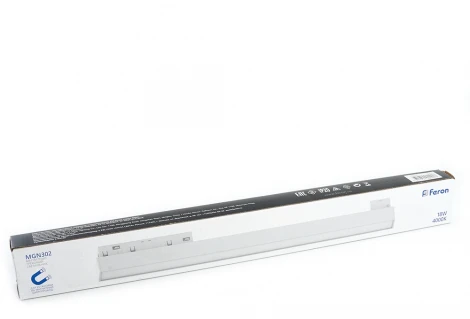 Трековый светодиодный светильник Feron MGN302 41939 низковольтный 18W 48V