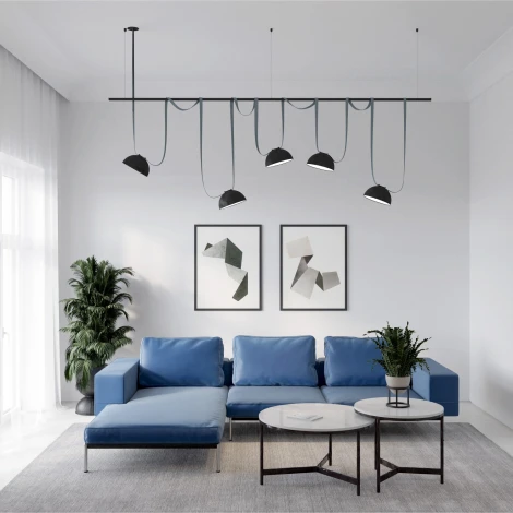 Крепление-зажим для трека-ремня на штанге Denkirs Belty Base TR5536-BK